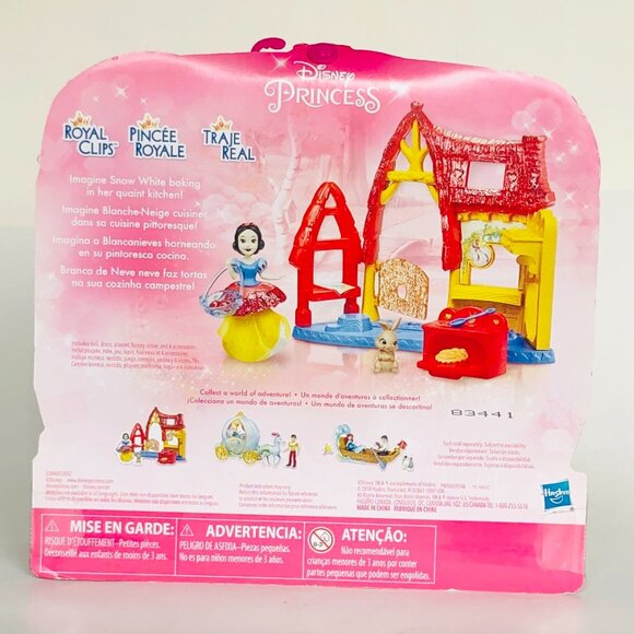 Disney Princess Snow White Cottage Kitchen Royal Clips New Sealed For Age 3+ - Picture 9 of 15